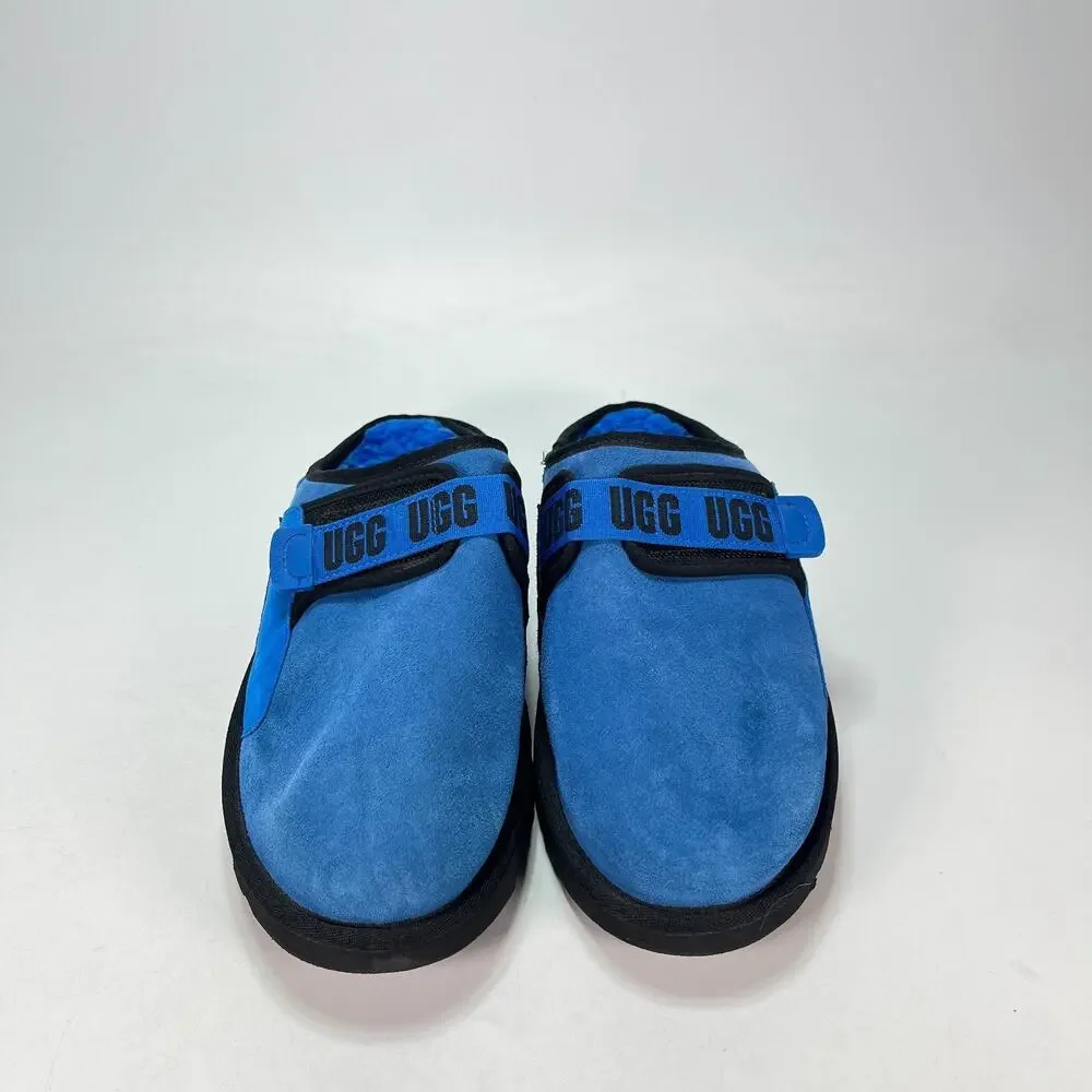 UGG Dune Dive Blue Black Adjustable Straps Slip On Slippers 1130931 Mens Size 11